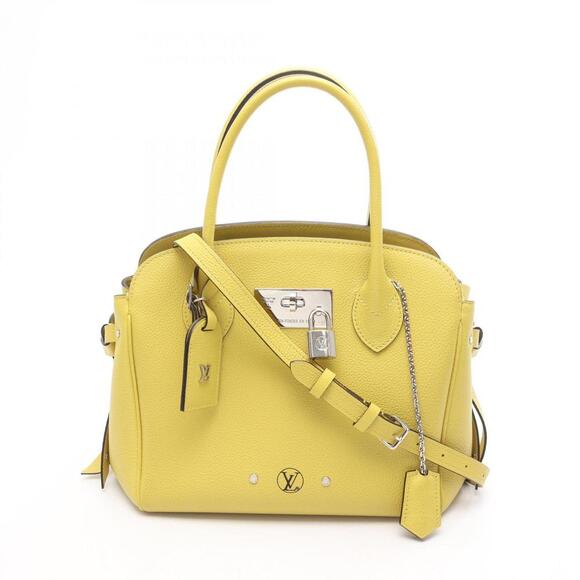 LOUIS VUITTON Yellow Leather Bag - Picture 1 of 9